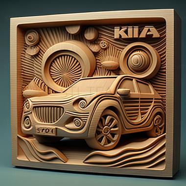 3D модель Kia Pride (STL)